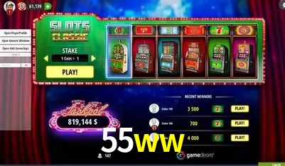 Descubra a Magia dos Jogos de Arcade no 55ww